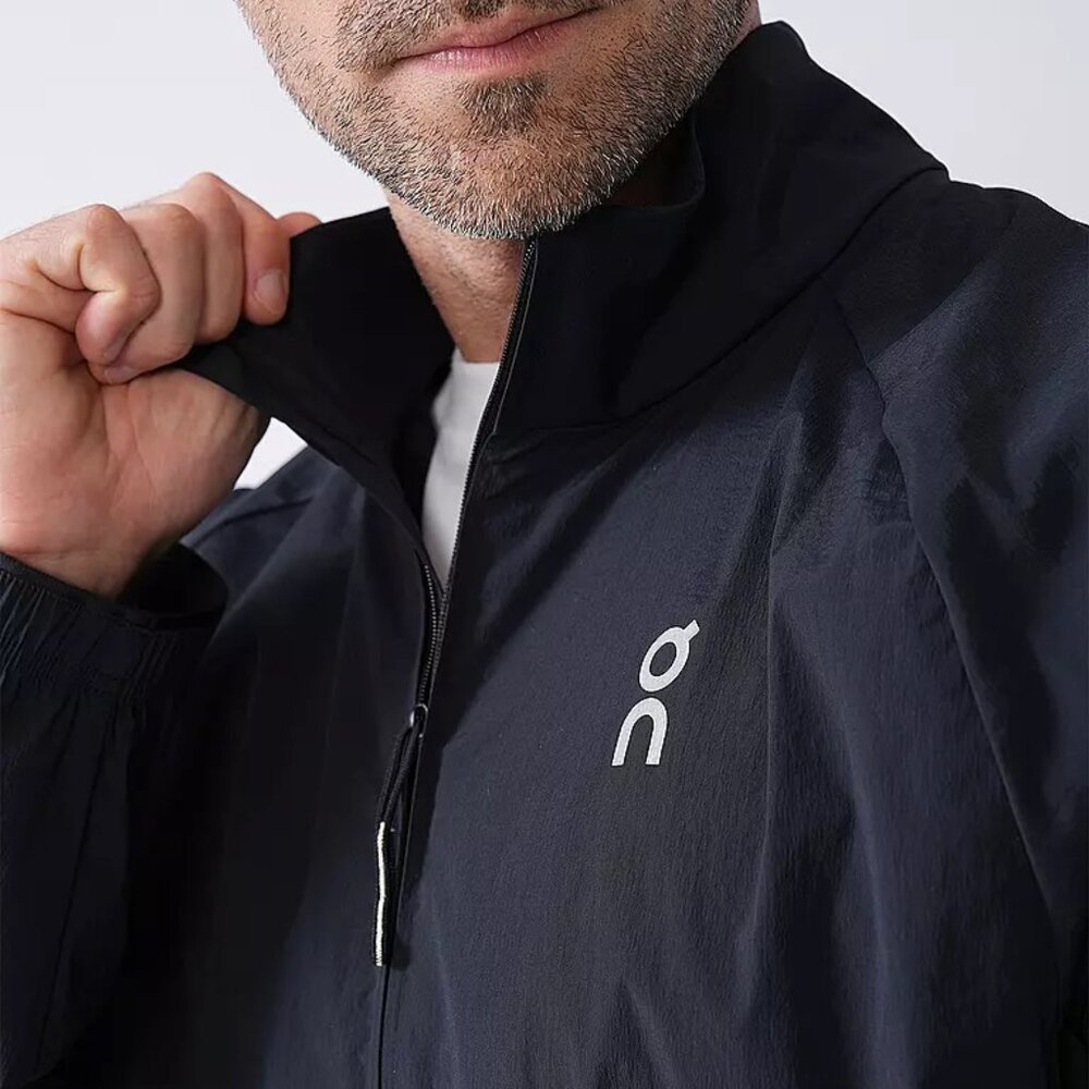ON Running Men’s Sz XL All Day 1/2 Zip Jacket in Black Spring/Summer 2025 NWT!